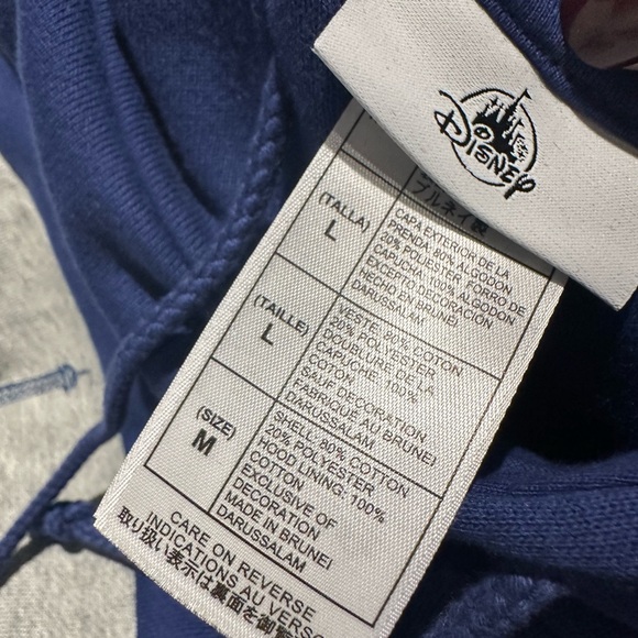 Disney Epcot Paris Mickey World Showcase Hoodie - Picture 7 of 8